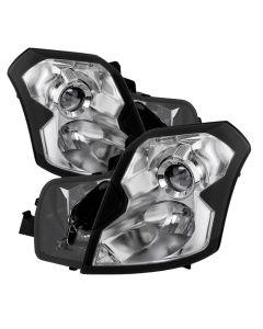 xTune Cadillac Cts 03-07 Crystal Headlights Halogen Model Only Chrome HD-JH-CCTS03-C - 9023804