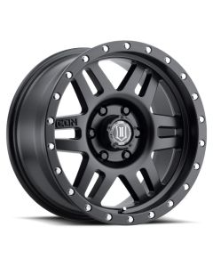 ICON Six Speed 17x8.5 6x5.5 25mm Offset 5.75in BS 108.1mm Bore Satin Black Wheel - 1417858357SB