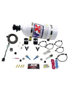 Nitrous Express GM EFI Dual Nozzle Nitrous Kit (100-300HP) w/10lb Bottle - 20215-10