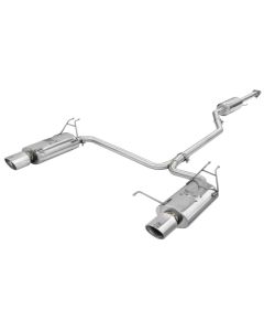 aFe Takeda Exhaust 2.25in to 2in Dia 304SS Cat-Back w/Polished Tips 08-12 Honda Accord Coupe V6 3.5L - 49-36612