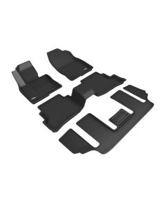 3D Maxpider 20-23 Mazda Cx-9 6-Seat With R2 Console Kagu Black R1 R2 R3 - L1MZ07401509