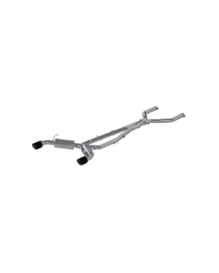 MBRP T304 Stainless Steel 3" Catback Exhaust System Dual Rear w/Carbon Fiber Tips Infiniti Q50 3.0L - S44003CF