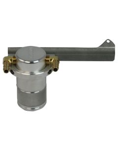 Moroso 13-18 Ford Focus ST Air/Oil Separator Catch Can - Small Body - Billet Aluminum - 85664