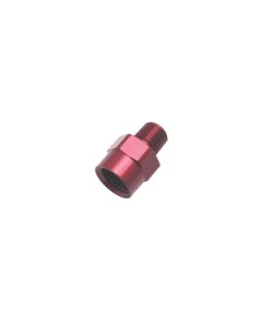 Russell Performance 1/8in Male to 1/4in Female Pipe Bushing Reducer (Red) - 661690