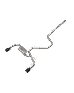 aFe Takeda Hyundai Elantra N 22-23 L4-2.0L (t) 3in 304 SS Cat-Back Exhaust w/ Black Tips - 49-37028-B