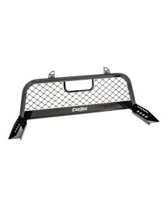 Deezee 17-23 Ford SuperDuty Cargo Management Cab Rack - Blk Mesh - DZ95072RB