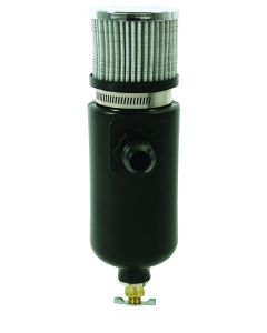 Moroso Breather Tank/Catch Can -12An Male Inlet - Black Polyethylene - 85400