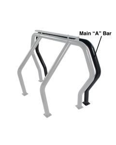 Go Rhino RHINO Bed Bar - Front Main A bar - Black - 98001B