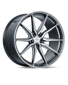 Vossen HF-3 19x9.5 / 5x114.3 / ET40 / Deep Face / 73.1 - Gloss Graphite Polished Wheel - HF3-9N64