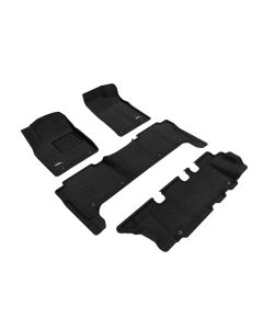 3D Maxpider 17-18 Nissan Armada With Bench 2nd Row Elegant Black R1 R2 R3 - L1NS10004709