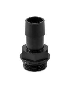 Mishimoto M27 x 2.0 to 3/4in Hose Barb Aluminum Fitting - Black - MMFT-M27-34BK