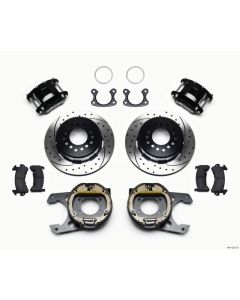 Wilwood D154 P/S Park Brake Kit Drilled Small Ford 2.50in Offset - 140-12212-D