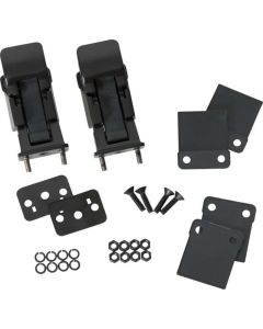 Kentrol 42-95 Jeep CJ/Wrangler YJ Hood Catch Pair TJ Style - Powdercoat Black - 50563