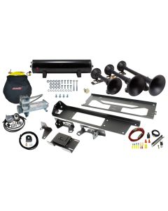 Kleinn 17-22 Ford F-250/ F-350/ F-450 Onboard Air System w/ Model 730 Horns - SDKIT17-734