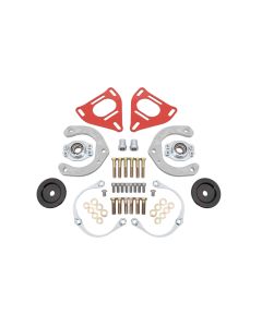 BMR 16-24 Chevrolet Camaro Caster Camber Plates (Coil-Over Only) - Red - WAK361R