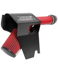 AEM 2018 Subaru WRX STI 2.5L H4 F/I Cold Air Intake System - Wrinkle Red - 21-836WR