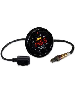 AEM Electronics X-Series Wideband UEGO AFR Controller Gauge w/ OBD CAN Integration Black Bezel- AEM-