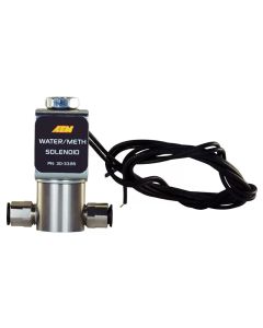 AEM Water/Methanol Injection System - High-Flow Low-Current WMI Solenoid - 200PSI 1/8in-27NPT In/Out - 30-3326
