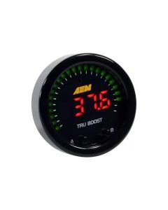 AEM X-Series Tru-Boost Controller Gauge w/ Boost Control Solenoid 80PSIg Internal MAP Sensor - 30-0352