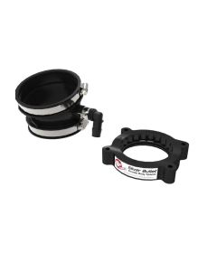 aFe 2020 Vette C8 Silver Bullet Aluminum Throttle Body Spacer / Works With aFe Intake Only - Black - 46-34023B