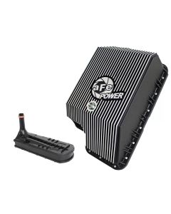 afe Transmission Pan (Black); Ford Diesel Trucks 03-10 V8-6.0/6.4L (td) - 46-70122-1