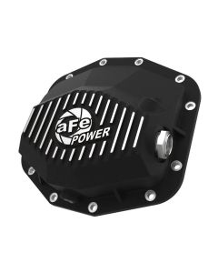 aFe POWER 21-22 Ram 1500 TRX Hemi V8 6.2L (sc) PRO Series Rear Differential Cover Black w/ Machined - 46-71280B