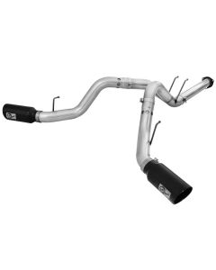 aFe Atlas Exhaust 4in DPF-Back Al Steel 11-14 Ford Diesel Trucks V8-6.7L (td) - 49-03065-B