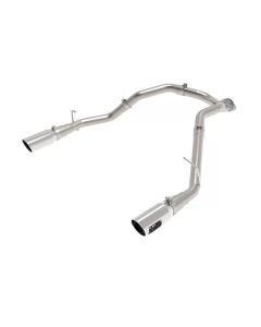 aFe Large Bore-HD 3in 409SS DPF-Back Exhaust System w/ Polished Tip RAM 1500 20-21 V6-3.0 - 49-42080-P