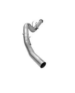 aFe MACHForce XP Exhaust 5in DPF-Back Stainless Steel Exhaust 2015 Ford Turbo Diesel V8 6.7L No Tip - 49-43064