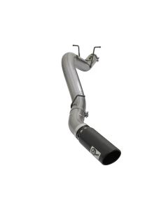 aFe LARGE BORE HD 5in 409-SS DPF-Back Exhaust w/Black Tip 2017 GM Duramax V8-6.6L (td) L5P - 49-44085-B
