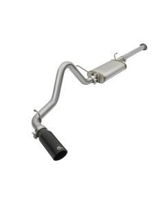 aFe MACHForce XP Cat Back SS Exhausts  Black Tips 05-12 Toyota Tacoma L4-2.7L - 49-46031-B