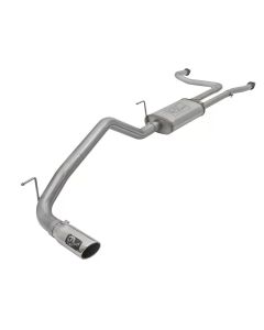 aFe MACH Force-Xp 2-1/2in Cat-Back Exhaust System w/ Polished Tip 16-17 Nissan Titan XD V8 5.6L - 49-46125-P