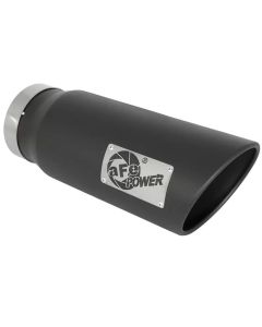 aFe POWER MACH Force-Xp 6 409 Stainless Steel Exhaust Tip 5 In x 6 Out x 15 L Bolt-On- AFE-49T50