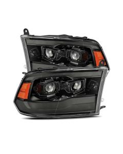 Alpharex Dodge Ram 1500 | 2500 | 3500 LUXX-Series Projector Headlights Alpha-Black 2009-2018- ALPH-8