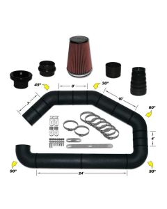 Airaid U-Build-It - Universal 4in Master Kit II w/700-469 9in Filter - 101-400