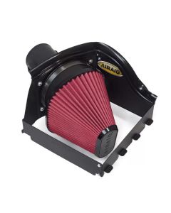 Airaid 08-10 Ford F-250/350 5.4L V8/6.8L V10 CAD Intake System w/o Tube (Oiled / Red Media) - 400-226