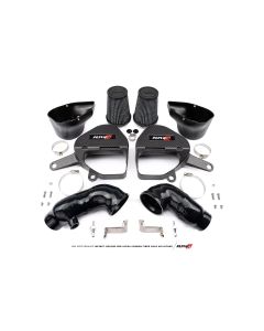 AMS Performance Red Alpha Matte Carbon Intake Kit Infiniti Q50 | Q60 2016-2022 - ALP.28.08.0001-2