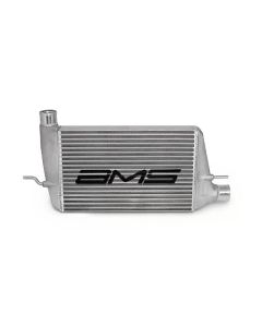 AMS Performance 08-15 Mitsubishi EVO X Front Mount Intercooler w/Modular Cast End Tanks & Logo - AMS.04.09.0001-1