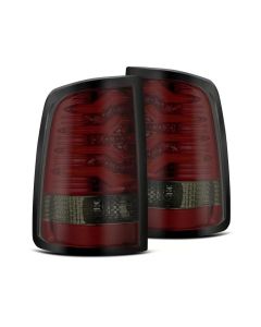AlphaRex 09-18 Dodge Ram 1500 PRO-Series LED Tail Lights Red Smoke - 640020