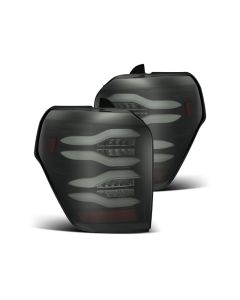 AlphaRex 10-21 Toyota 4Runner PRO-Series LED Tail Lights Jet Black - 690010