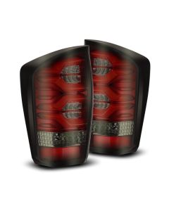 AlphaRex 16-20 Toyota Tacoma PRO-Series LED Tail Lights Red Smoke - 680020