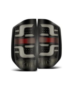 AlphaRex 14-20 Toyota Tundra PRO-Series LED Tail Lights Jet Black - 672010