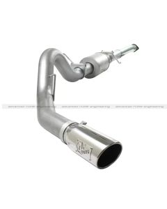 aFe POWER ATLAS 4in Aluminized Catback Exhaust System with Polished Tip Ford F-150 EcoBoost V6 3.5L 11-14- AFE-49-03041-P