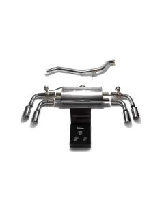 ARMYTRIX Valvetronic Exhaust System Audi TT | TTS Quattro MK2 8J 2007-2014- ARMY-AU8JS-QS11C