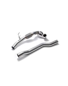 ARMYTRIX Sport Cat-Pipe with 200 CSPI Catalytic Converters | Secondary Downpipe Audi TT MK3 8S 2.0L TFSI 2015-2021- ARMY-AU8ST-CD