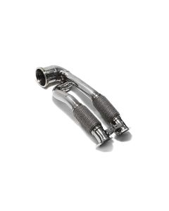 ARMYTRIX Ceramic Coated High-Flow Performance Race Main Downpipe Audi RS3 8V 2.5L Turbo Sportback 2015-2016- ARMY-AU8VR-ADDC