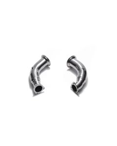 ARMYTRIX Highflow Performance Race Downpipe with Cat Simulator Audi RS4 | RS5 B9 2.9 V6 Turbo 2019+- ARMY-AU94R-6DD