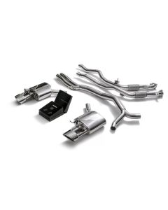 ARMYTRIX Valvetronic Exhaust System Audi RS4 Avant | RS5 Sportback B9 2.9 V6 Turbo Non-OPF 2017-2023- ARMY-AU94R-DS45C