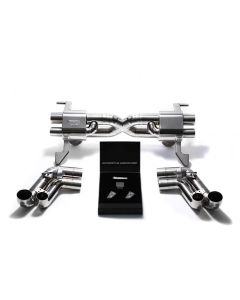 ARMYTRIX Stainless Steel Valvetronic Catback Exhaust System Audi R8 V8 MKI 2007-2012- ARMY-AUR81S-C