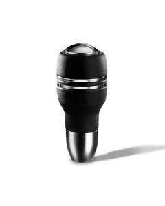 Momo Automatico Shift Knob - Black Leather, Chrome Insert - AUTOBK1